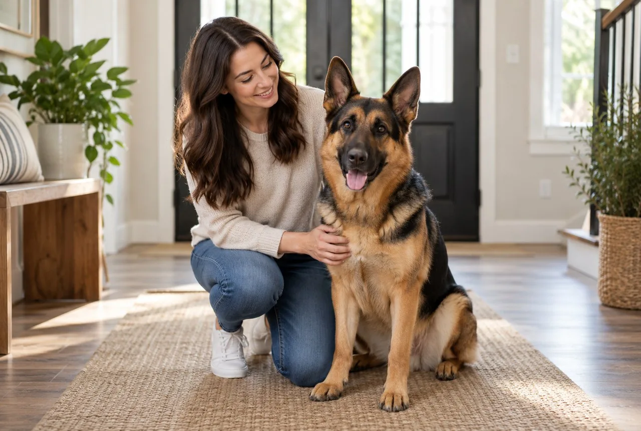 Pet owner comparing options for best place to get pet insurance